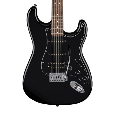 Fender Standard Stratocaster HSS Laurel Klavye Black Elektro Gitar